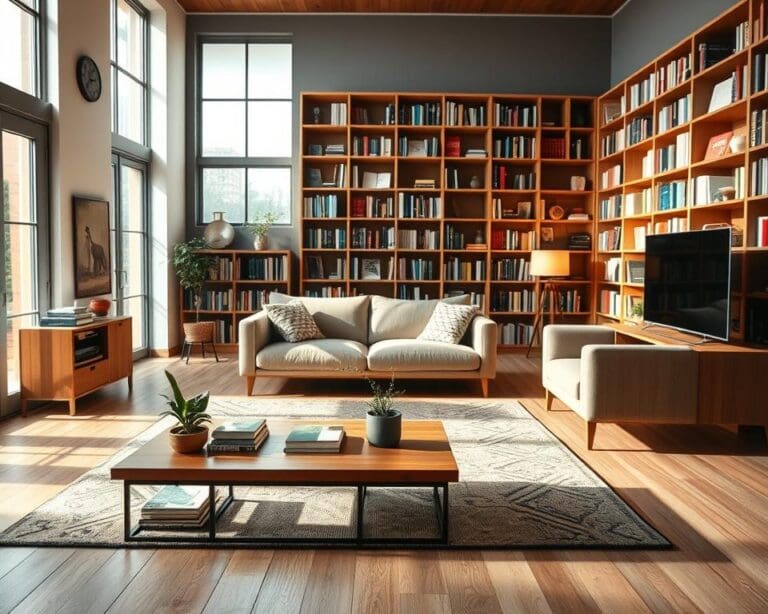 Wie bekommt man mehr Ordnung im Wohnzimmer?