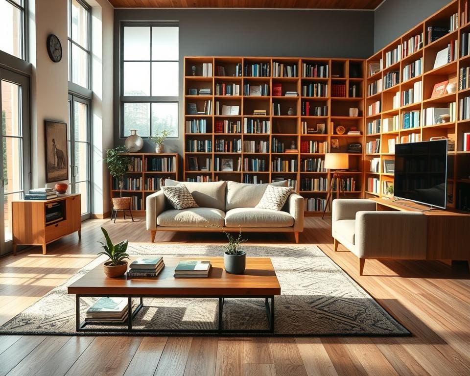 Wie bekommt man mehr Ordnung im Wohnzimmer?