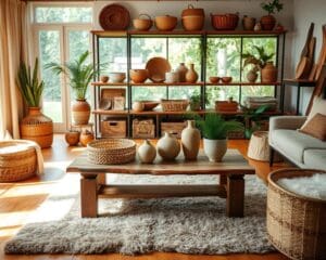 Wie dekorierst du dein Zuhause mit Naturmaterialien?