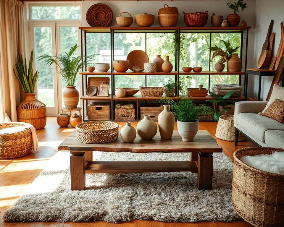 Wie dekorierst du dein Zuhause mit Naturmaterialien?