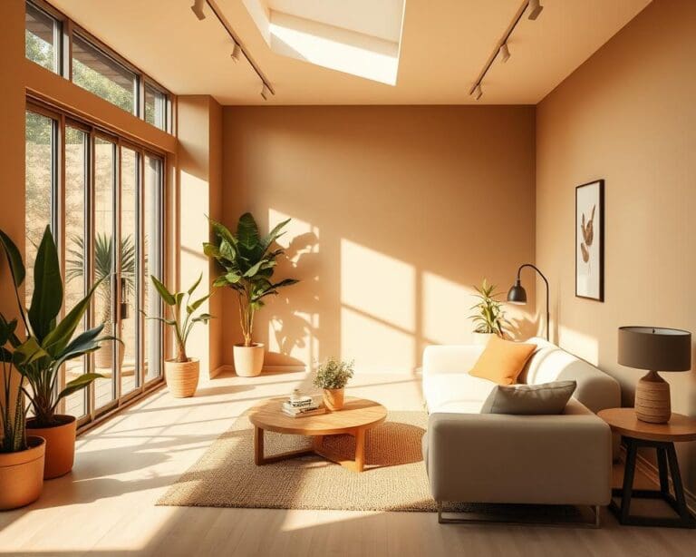 Wie nutzt du Licht und Farbe fuer mehr Raumgefuehl?