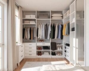 Wie organisiert man den Kleiderschrank besser?