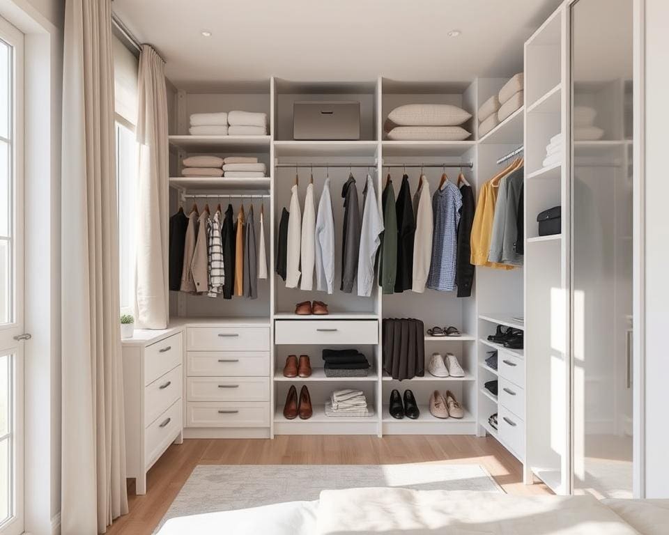 Wie organisiert man den Kleiderschrank besser?