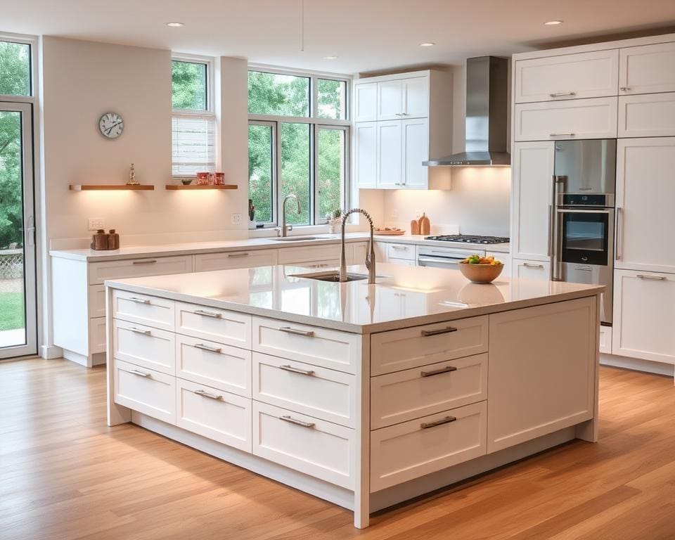 Wie plant man praktische Kücheninseln?