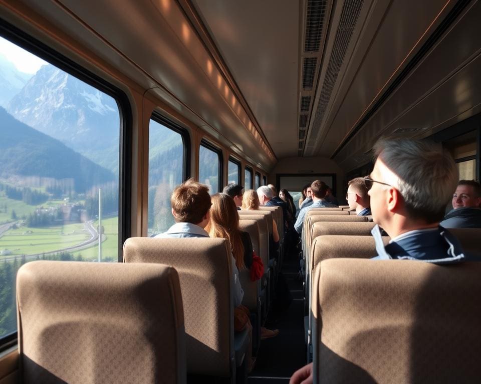 Wie reist du komfortabel mit der Panoramabahn?