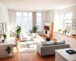 Wie richtet man eine helle Studentenwohnung ein?