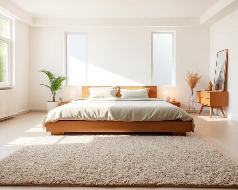 Wie schafft man Platz für ein großes Bett?