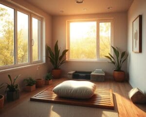 Wie schafft man ein ruhiges Meditationszimmer?