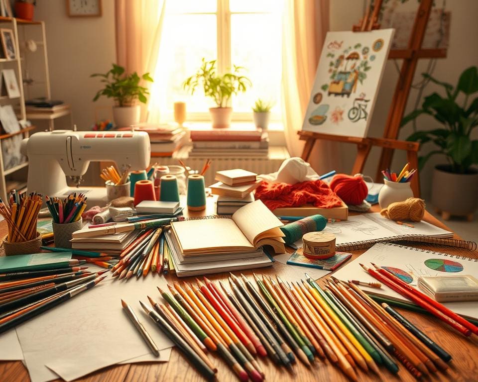 Wie startest du mit kreativen Hobbys?