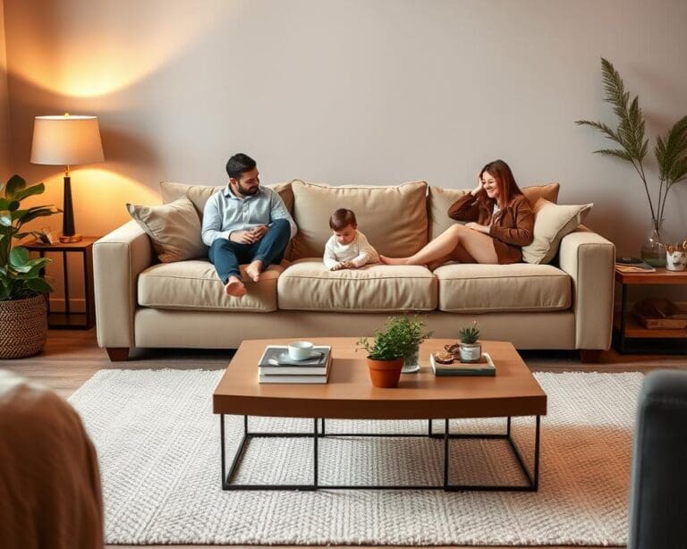 Wie wählt man das richtige Sofa für Familien?