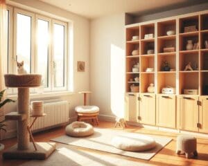 Wie wird die Wohnung katzenfreundlich?