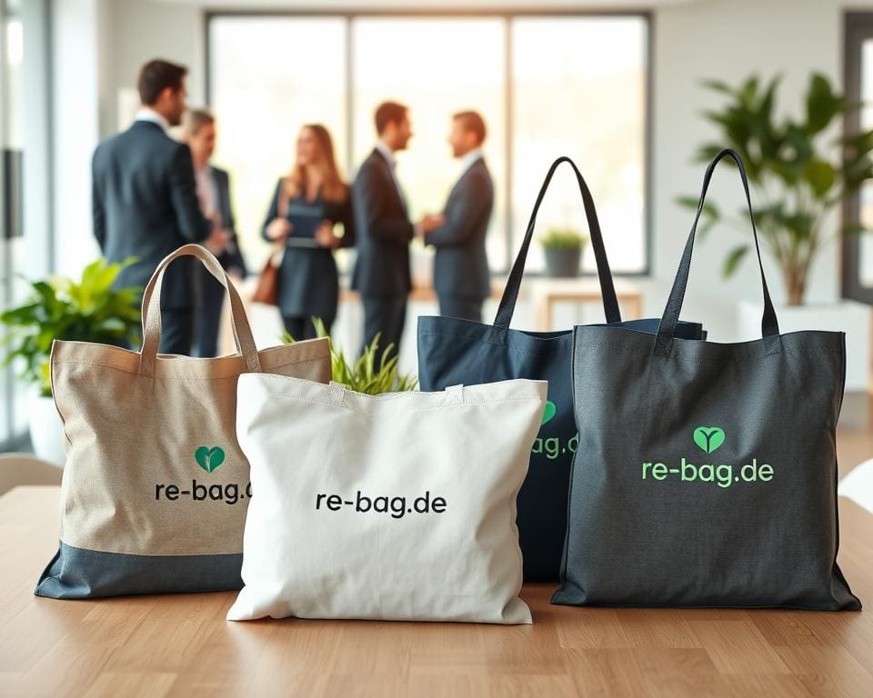 Warum Tragetaschen mit Logo von re-bag.de im B2B nutzen?