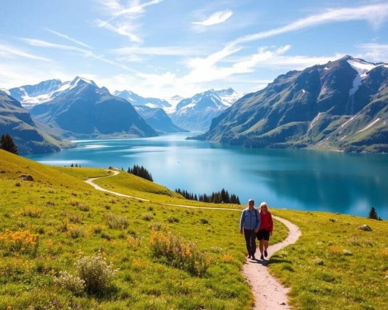 Wie entdeckst du die Engadiner Seenlandschaft?