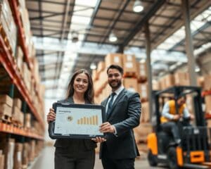 Wie unterstuetzt ein Lagerdienst Geschaeftskunden?