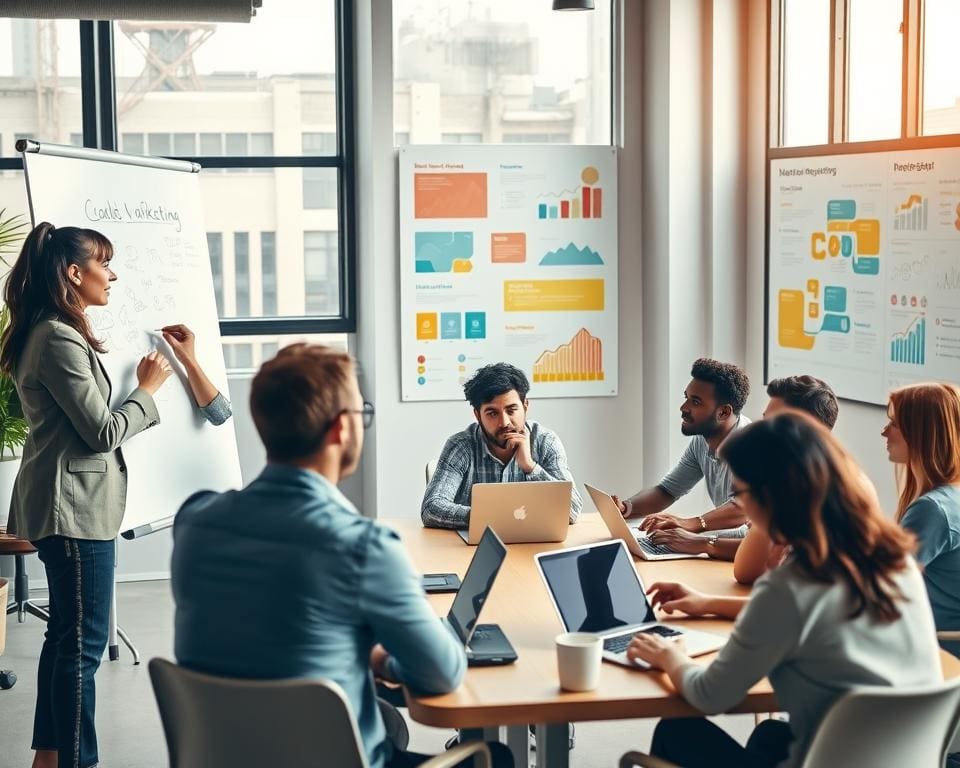 Wie unterstuetzt ein Marketingspezialist Startups?