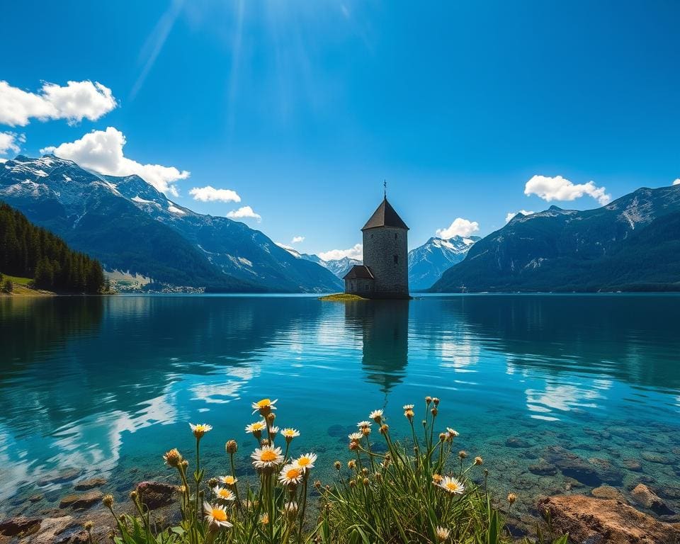 Warum ist der Reschensee sehenswert?