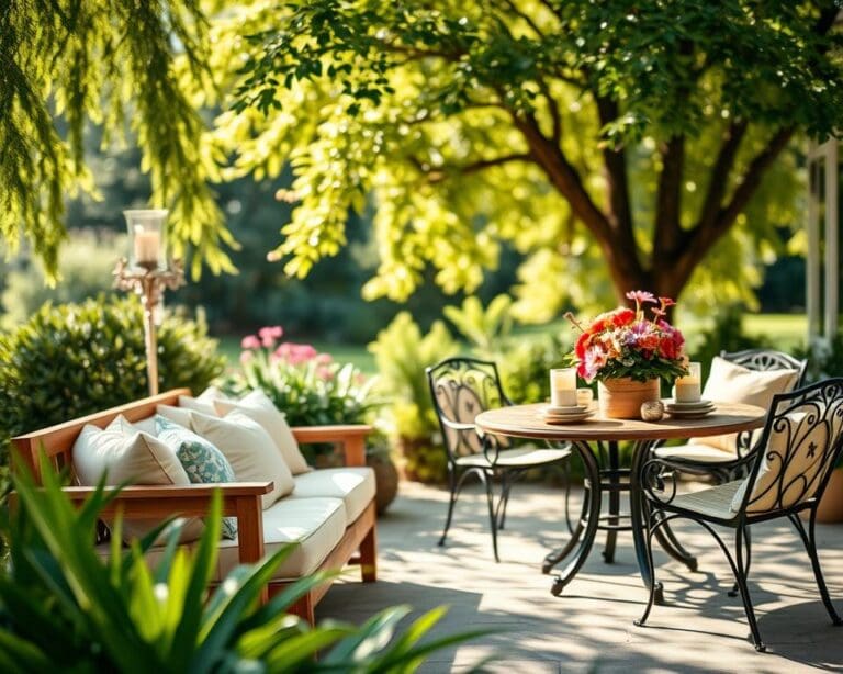 Welche Accessoires ergänzen Gartenmöbel stilvoll?