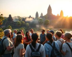 Wie entdeckt man die Tempel von Angkor?