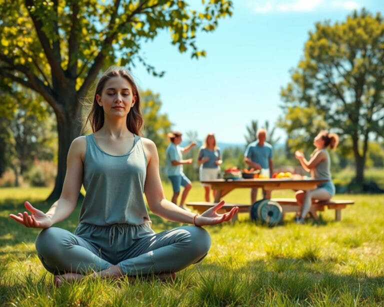 Wohlbefinden verbessern Alltag