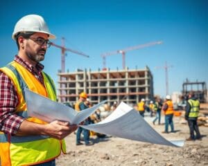 Bauleiter Baustelle Aufgaben