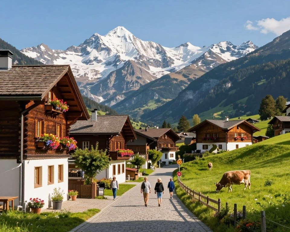 Bergdörfer in der Schweiz