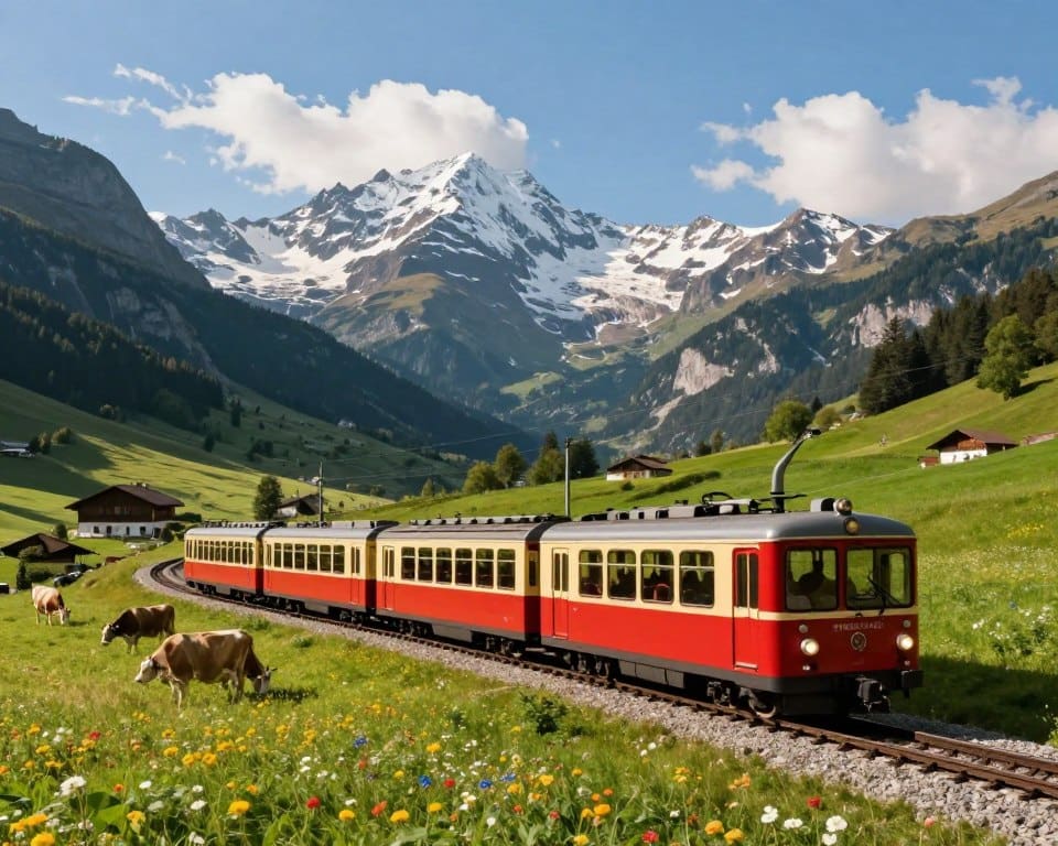 Zugreise ins Engadin